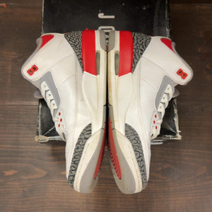 Jordan 3 Retro Fire Red (2022) Size 10 (Pre-Owned) - aux