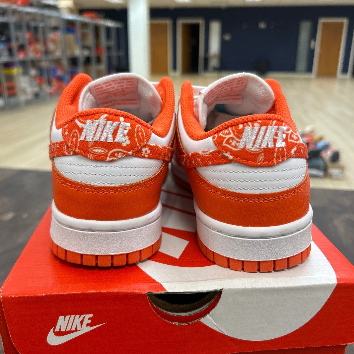 Nike Dunk Low Essential Paisley Pack Orange (Women's) - Image 4