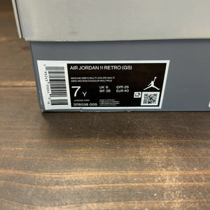 Jordan 11 Retro Cool Grey (2021) (GS) Size 7Y (Pre-Owned) - aux