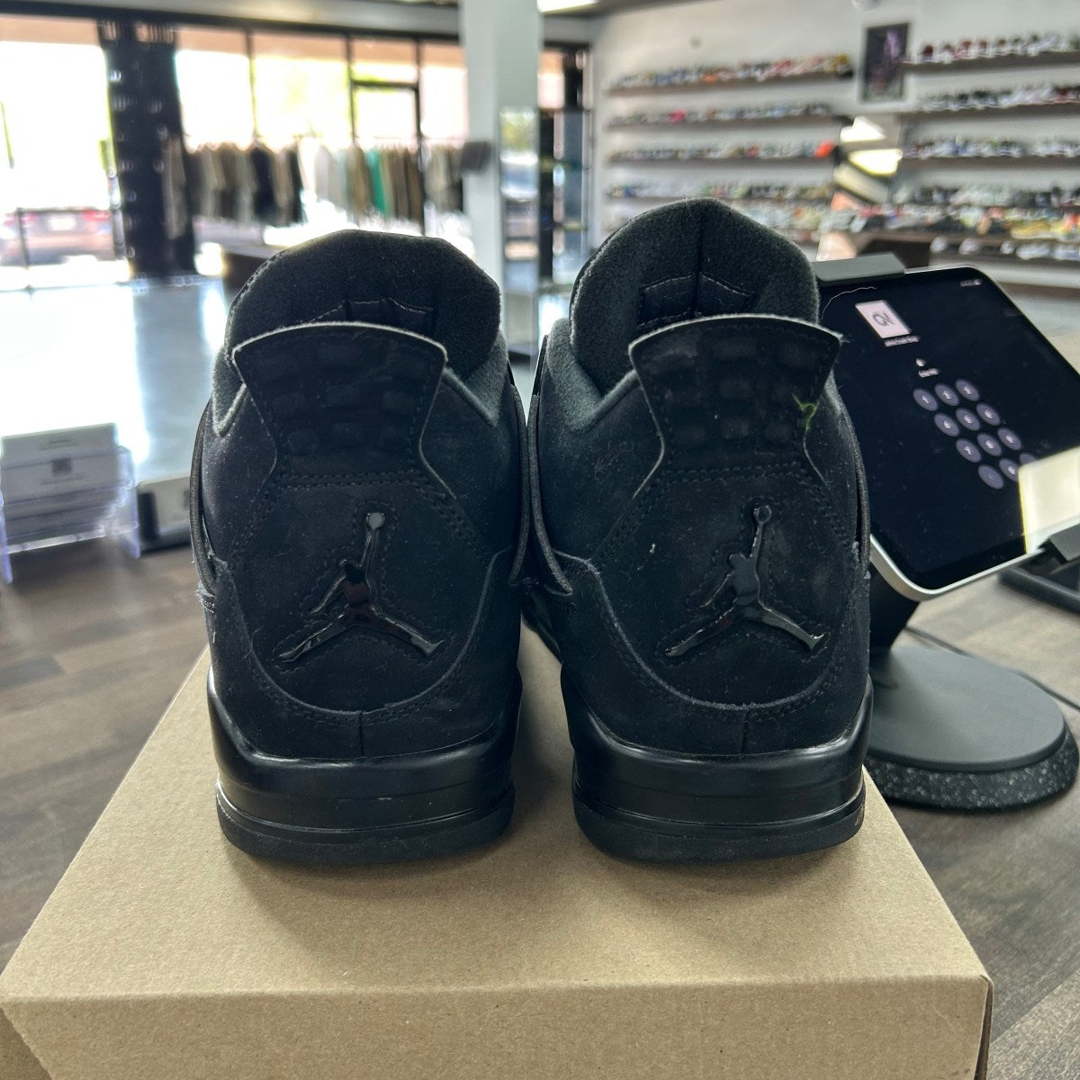 Jordan 4 Retro Black Cat (2020) Size 9.5 (Pre-Owned) - Image 4
