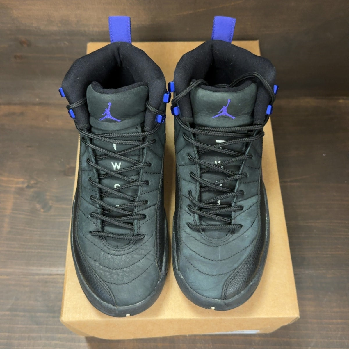 Jordan 12 Retro Black Dark Concord (GS) Size 5.5Y (Pre-Owned) - Image 3