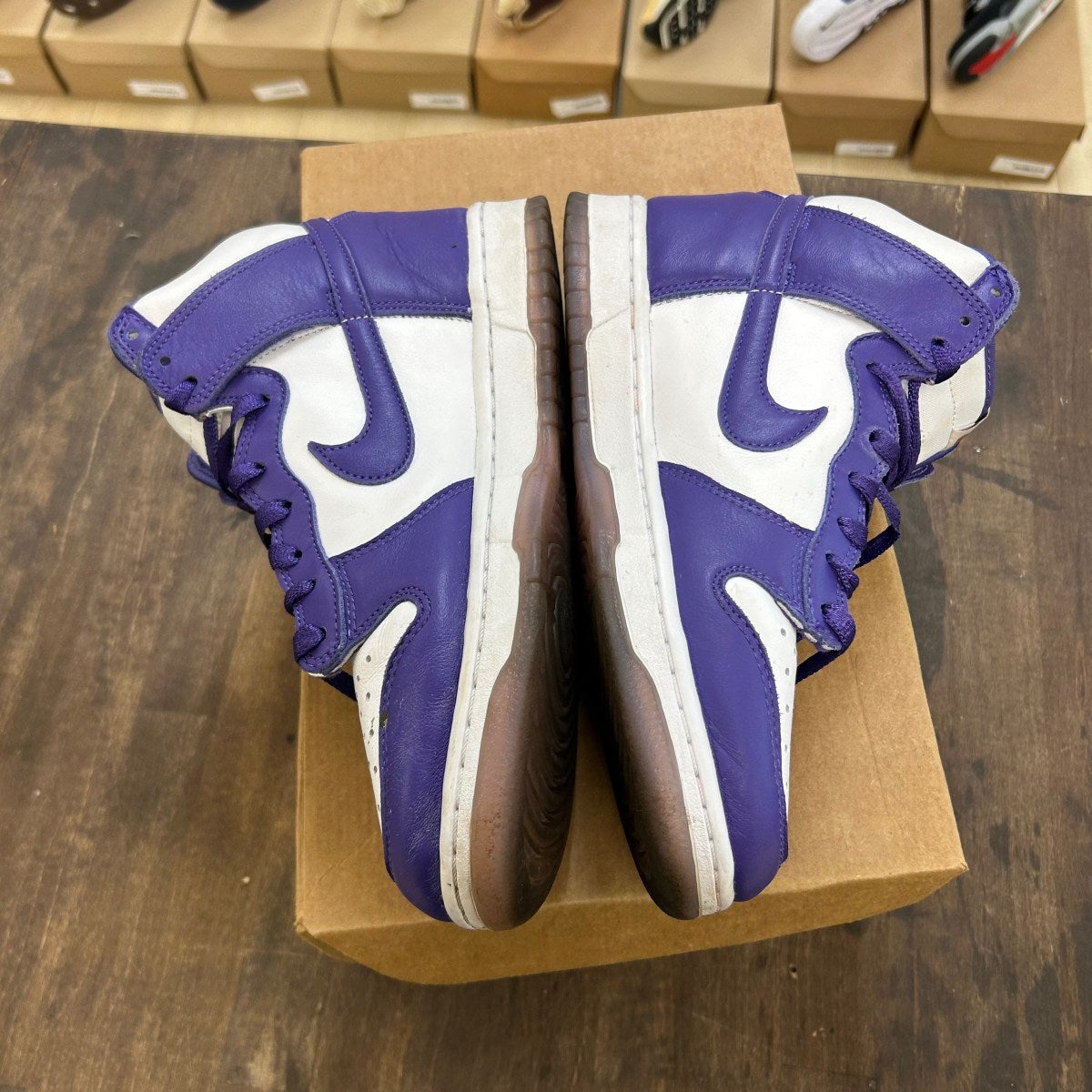 Nike Dunk High SP Varsity Purple (Women's) Size 9W (Pre-Owned) - Image 4