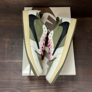 Jordan 1 Retro Low OG SP Travis Scott Medium Olive Size 11.5 (Pre-Owned) - back