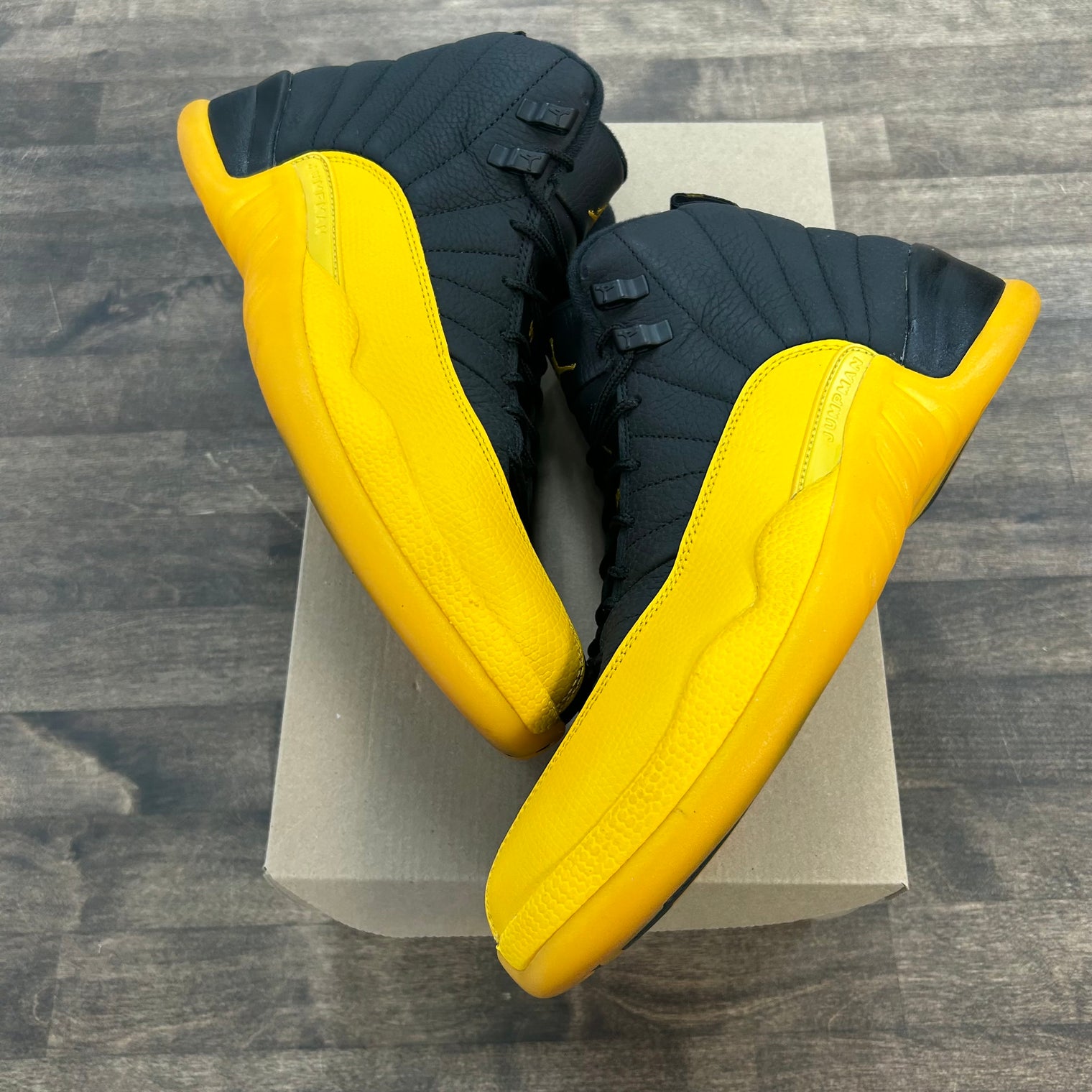 Black University Gold Jordan 12 Retro (USED, No Box)