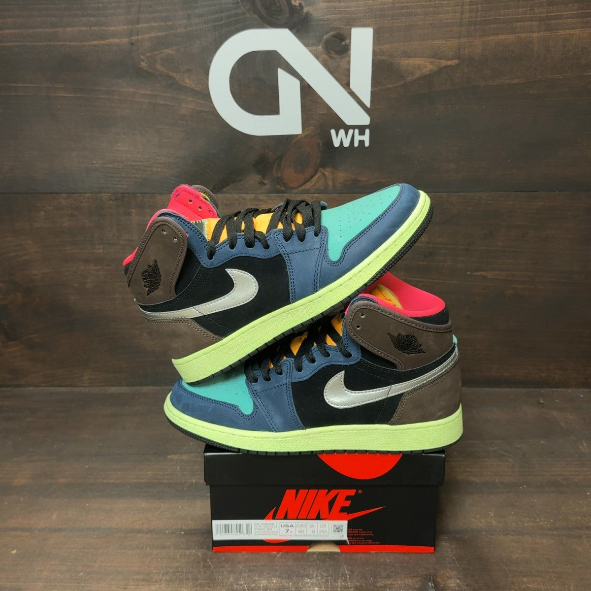 Jordan 1 Retro High Tokyo Bio Hack (GS) - Image 1