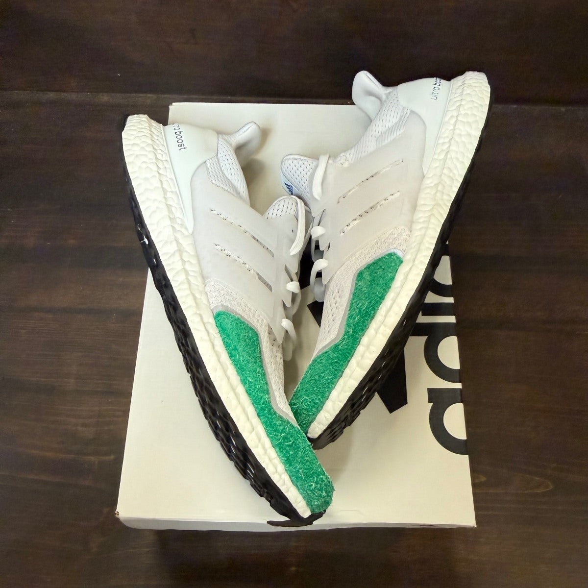 adidas Ultra Boost 1.0 DNA Cloud White Green - Image 4