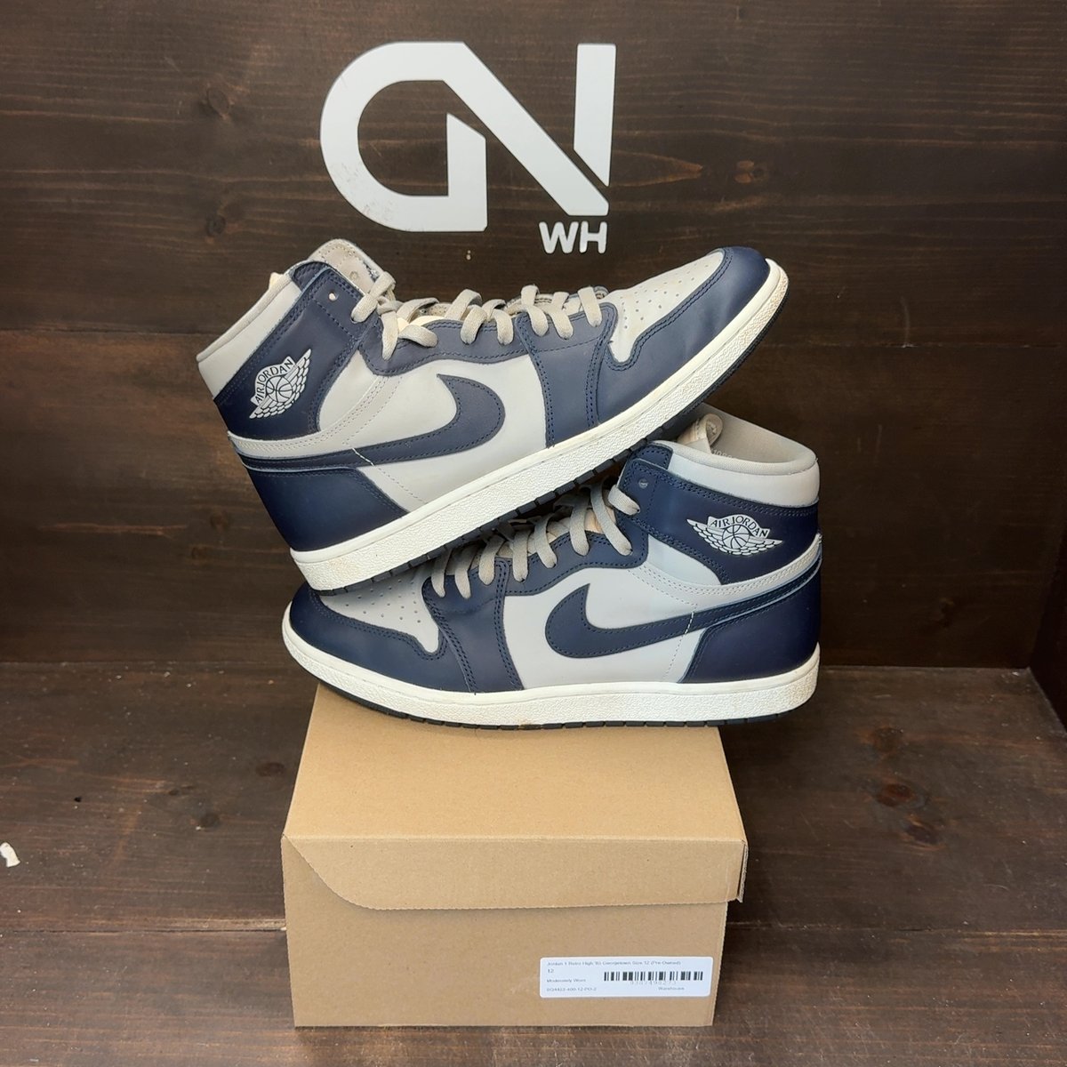 Jordan 1 Retro High '85 Georgetown Size 12 (Pre-Owned) - front