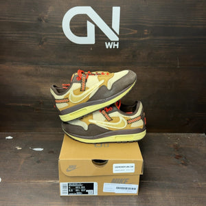 Nike Air Max 1 Travis Scott Cactus Jack Baroque Brown Size 4 (Pre-Owned) - front