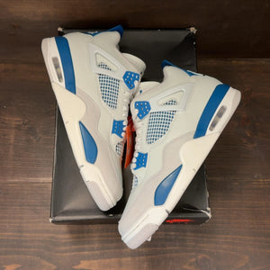 Jordan 4 Retro Military Blue (2024) Size 10.5 (Pre-Owned) - back