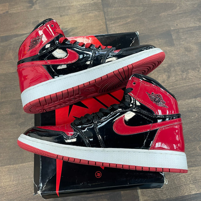 (GS) Patent Bred Jordan 1 High (USED)