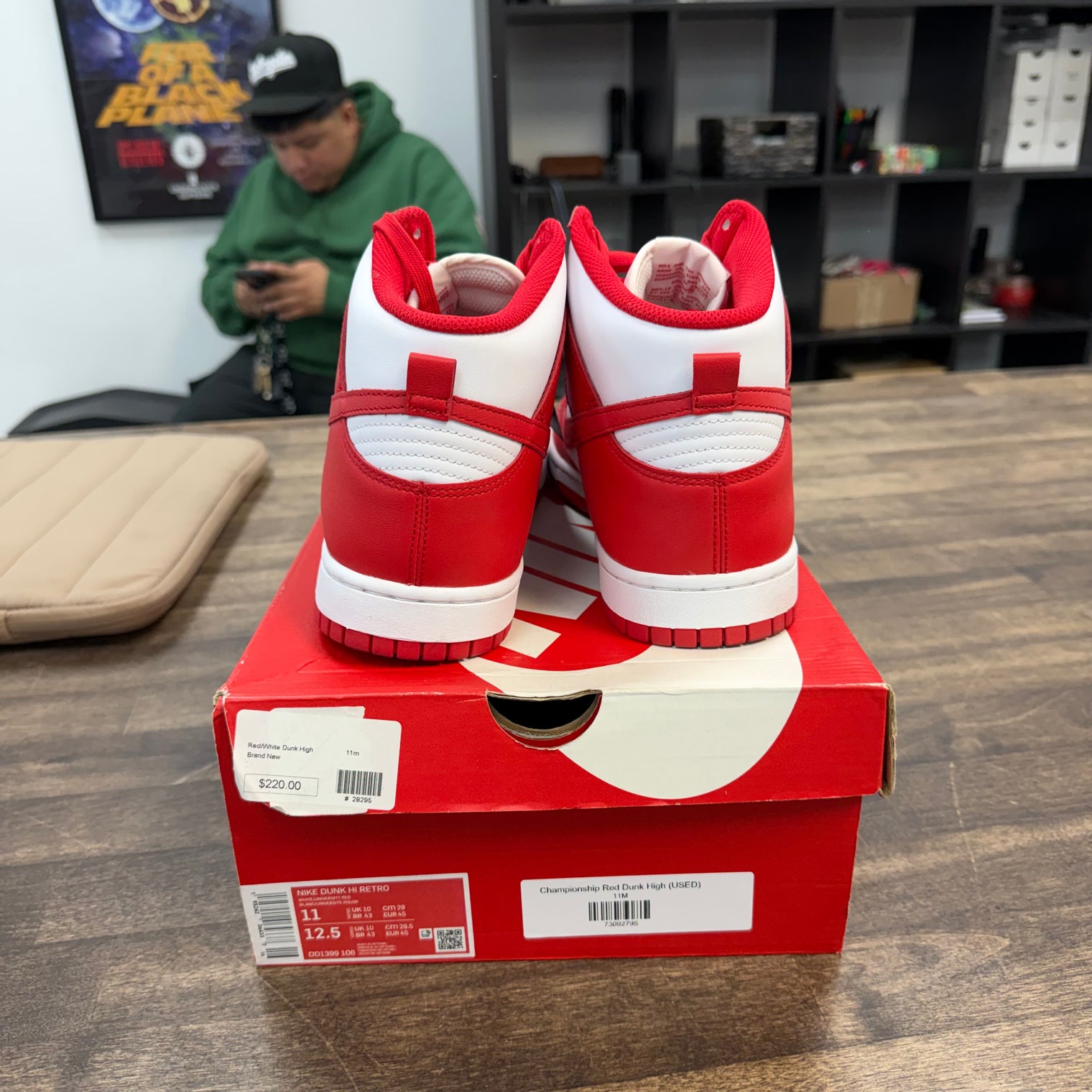 Championship Red Dunk High (USED)