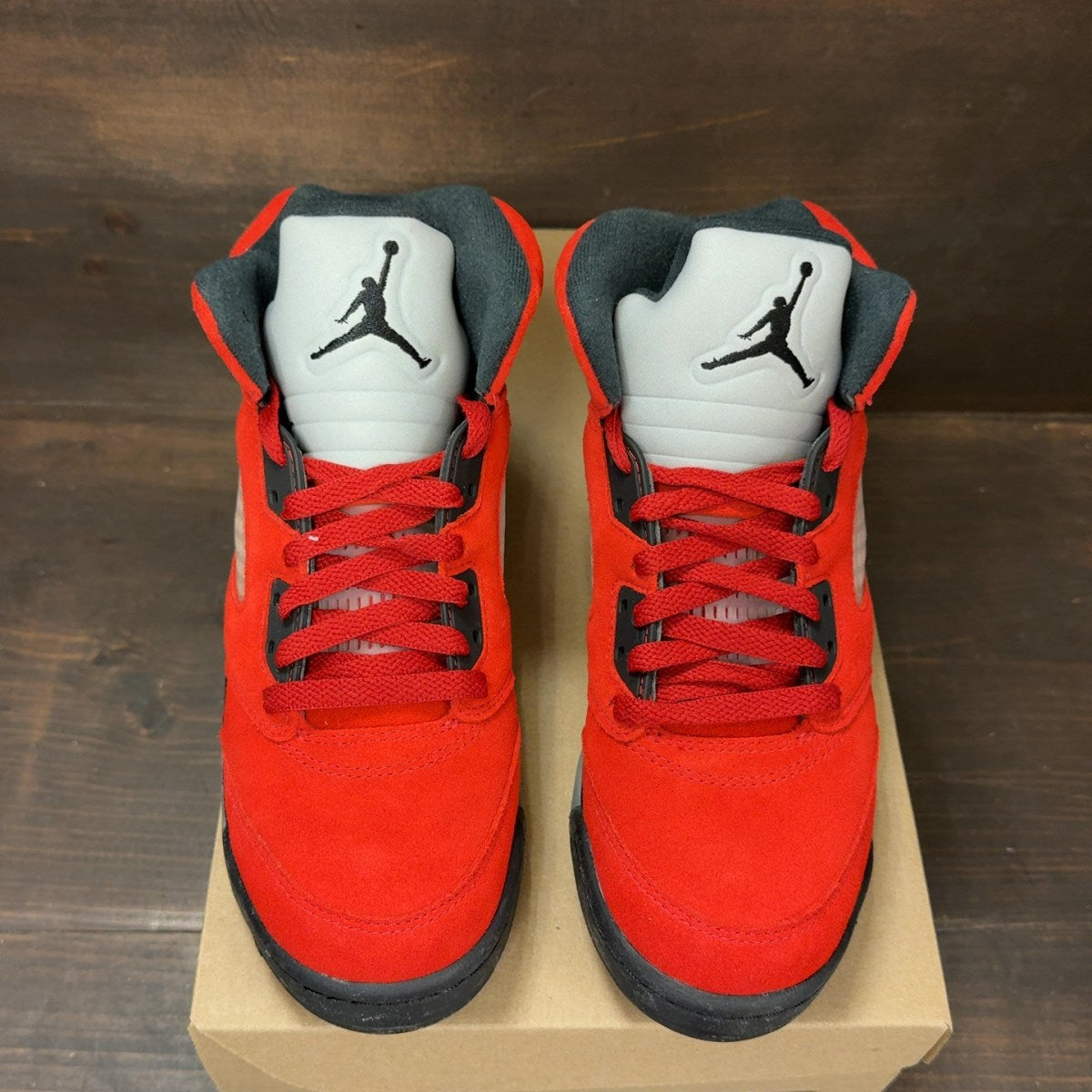 Jordan 5 Retro Raging Bull Red (2021) (GS) Size 6.5Y (Pre-Owned) - Image 3
