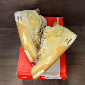 Jordan 4 Retro Off-White Sail (Women's) Size 12W (Pre-Owned) - Image 2