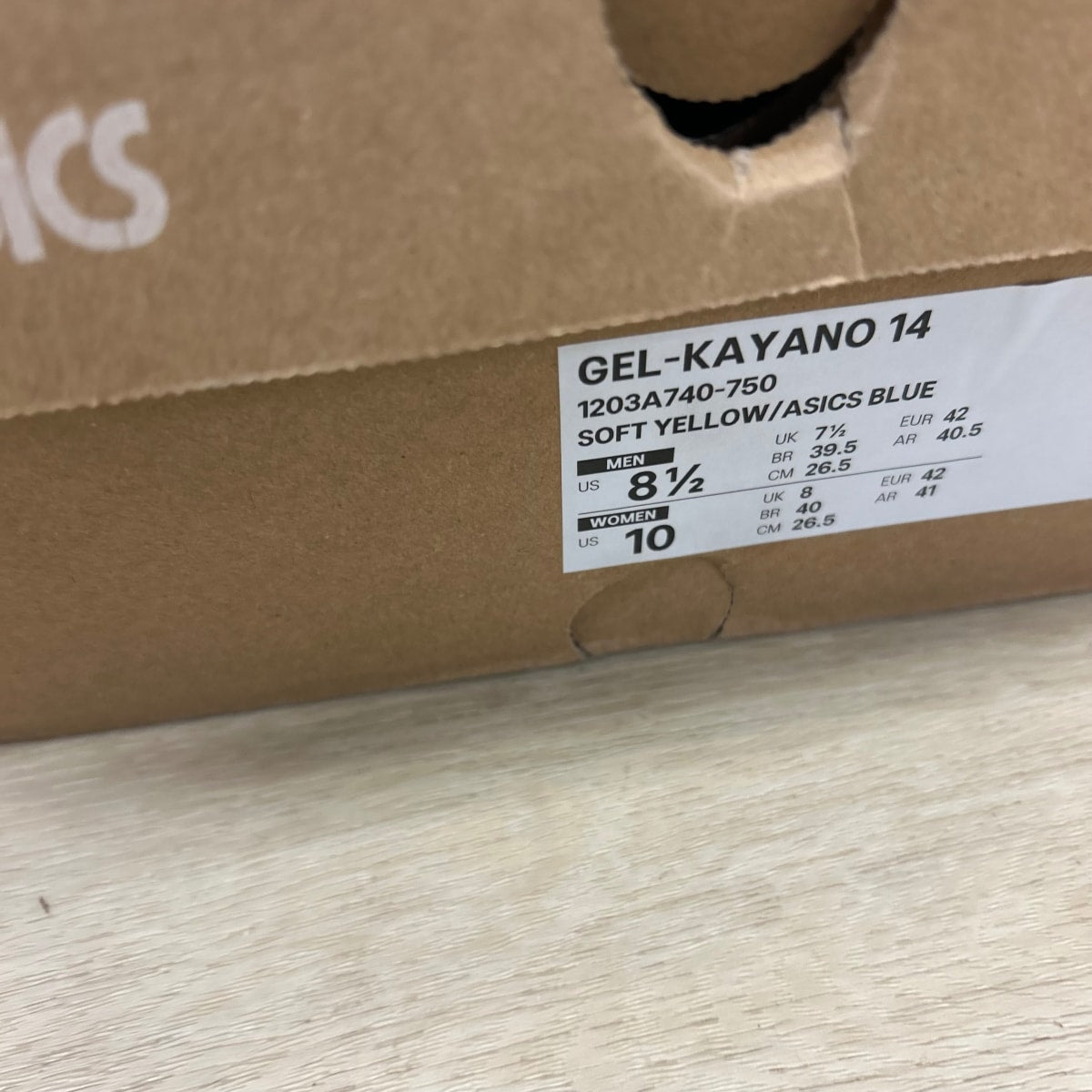 ASICS Gel-Kayano 14 Soft Yellow Asics Blue - Image 6