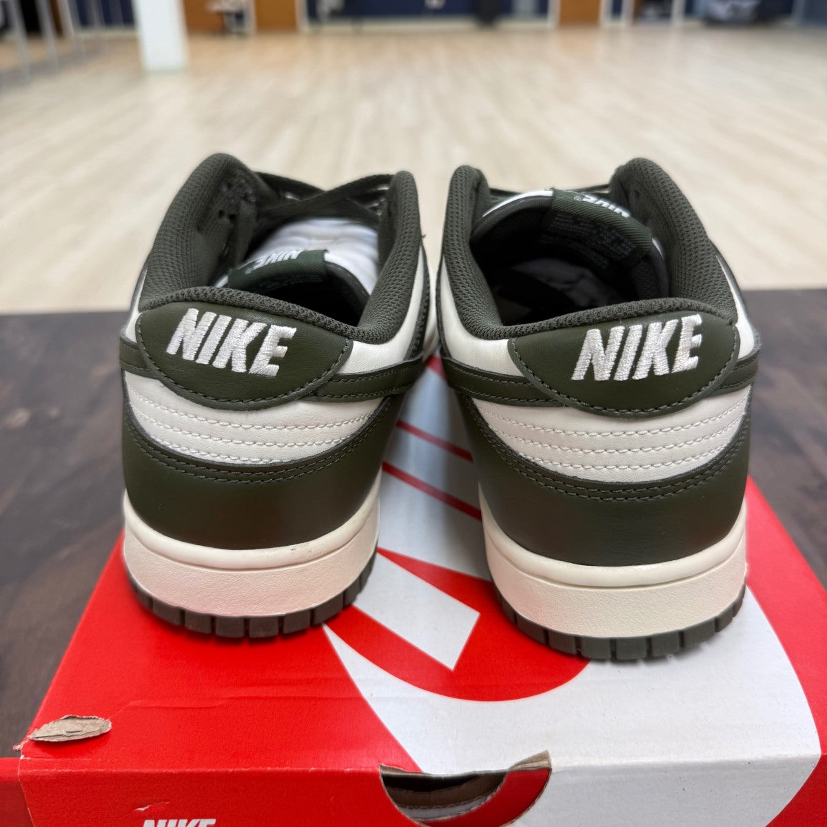 Nike Dunk Low Pale Ivory Cargo Khaki - Image 4