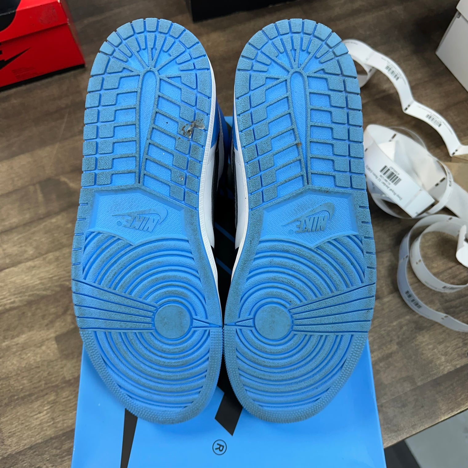 UNC Toe Jordan 1 High (USED)