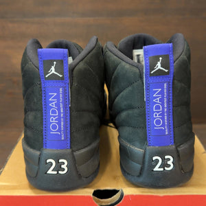 Jordan 12 Retro Black Dark Concord Size 8.5 (Pre-Owned) - aux