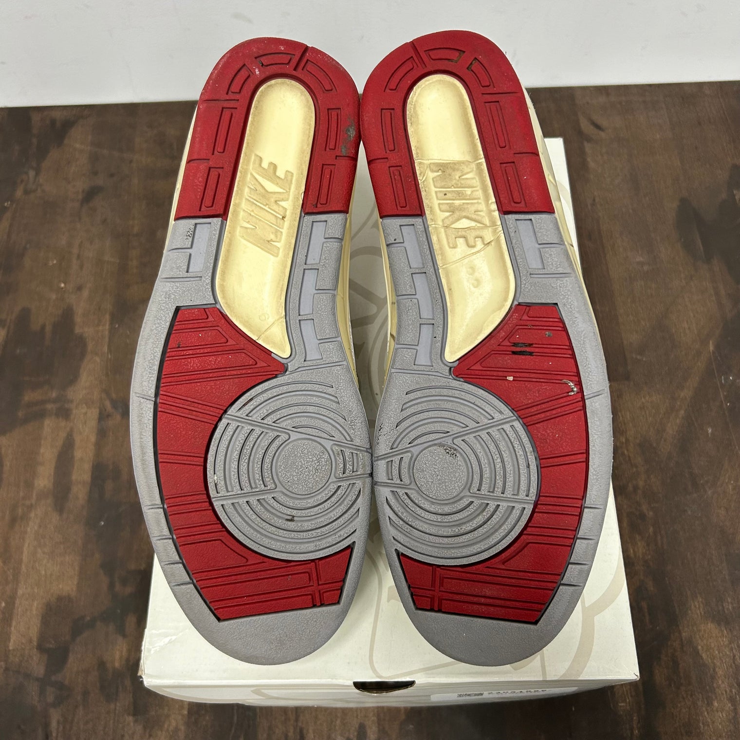 Off-White x Air Jordan 2 Low SP White Red (Used, No Insoles)