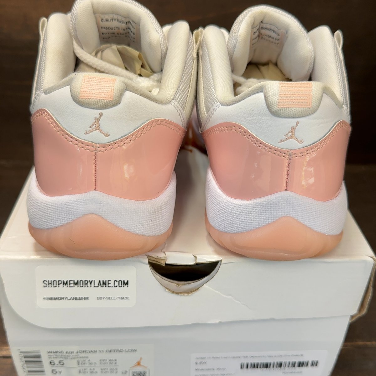 Jordan 11 Retro Low Legend Pink (Women's) Size 6.5W (Pre-Owned) - aux