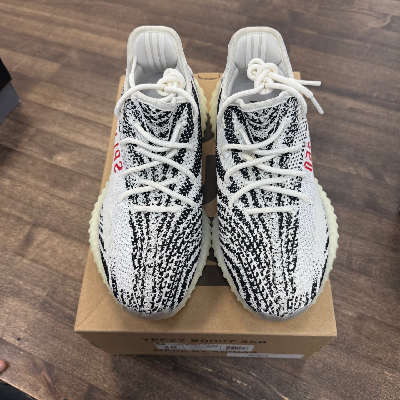 Zebra Yeezy 350 (USED)