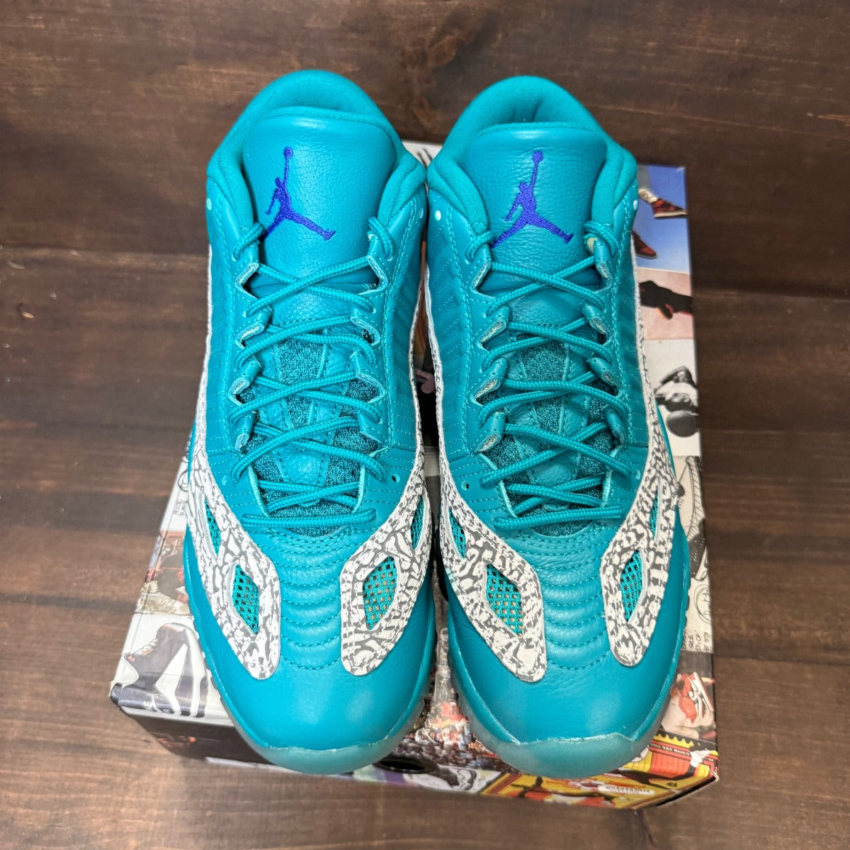 Jordan 11 Retro Low IE Rio Teal - Image 2