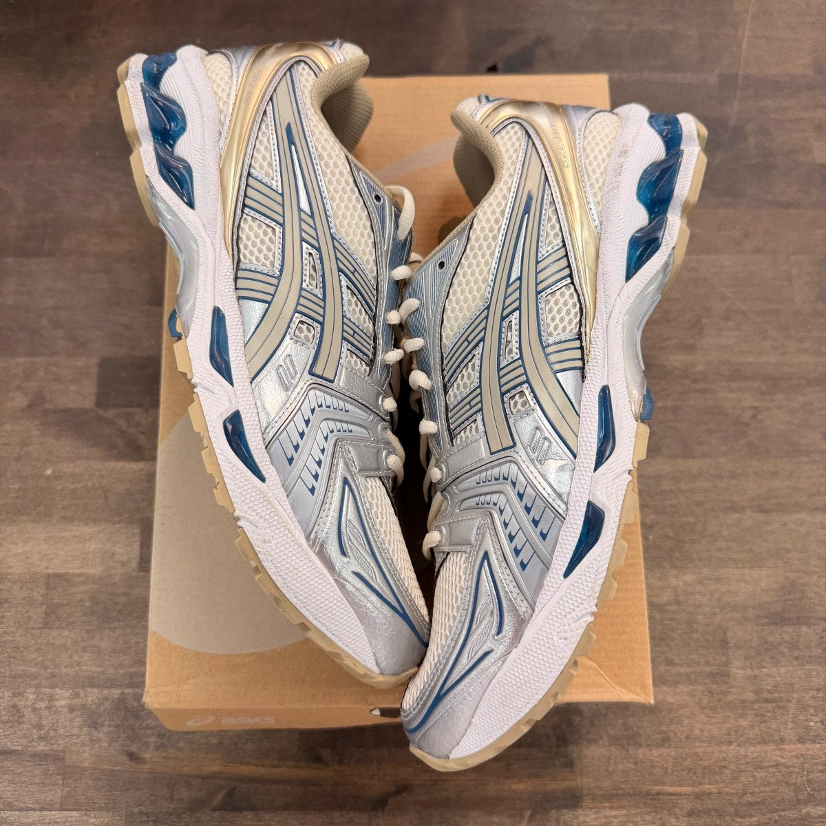 ASICS Gel-Kayano 14 Cream Pure Silver Champagne - Image 1