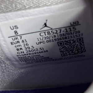 Jordan 4 Retro Metallic Purple Size 8 (Pre-Owned) - aux
