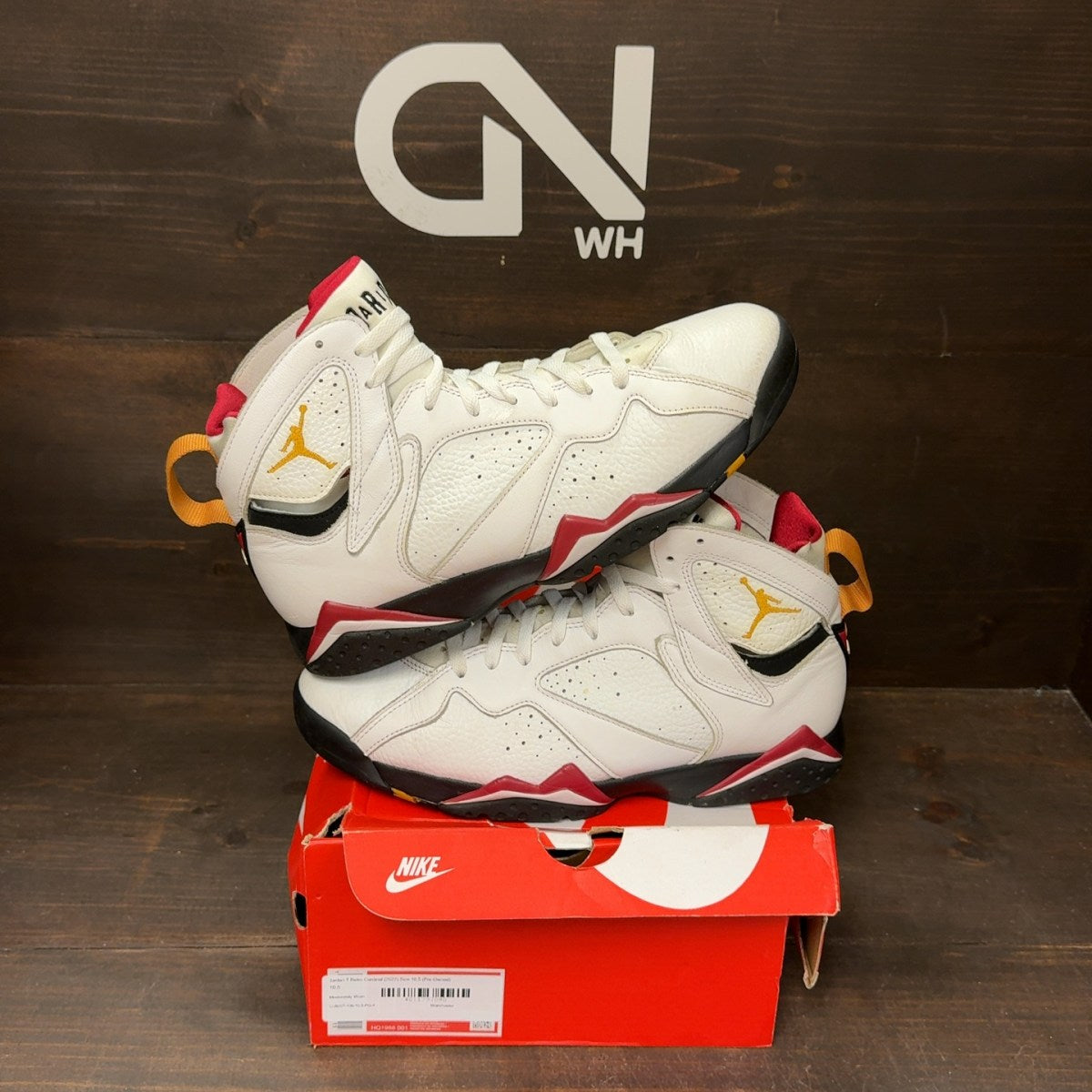 Jordan 7 Retro Cardinal (2022) Size 10.5 (Pre-Owned) - Image 1