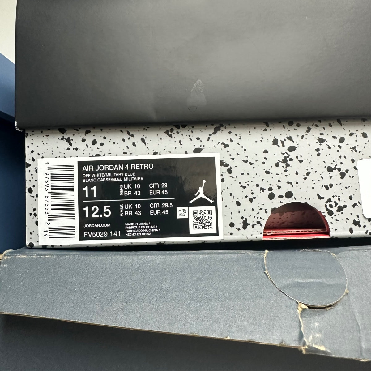 Jordan 4 Retro Military Blue (2024) - Image 6