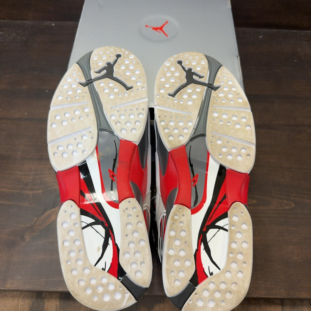 Jordan 8 Retro White True Red (2025) Size 10 (Pre-Owned) - Image 7