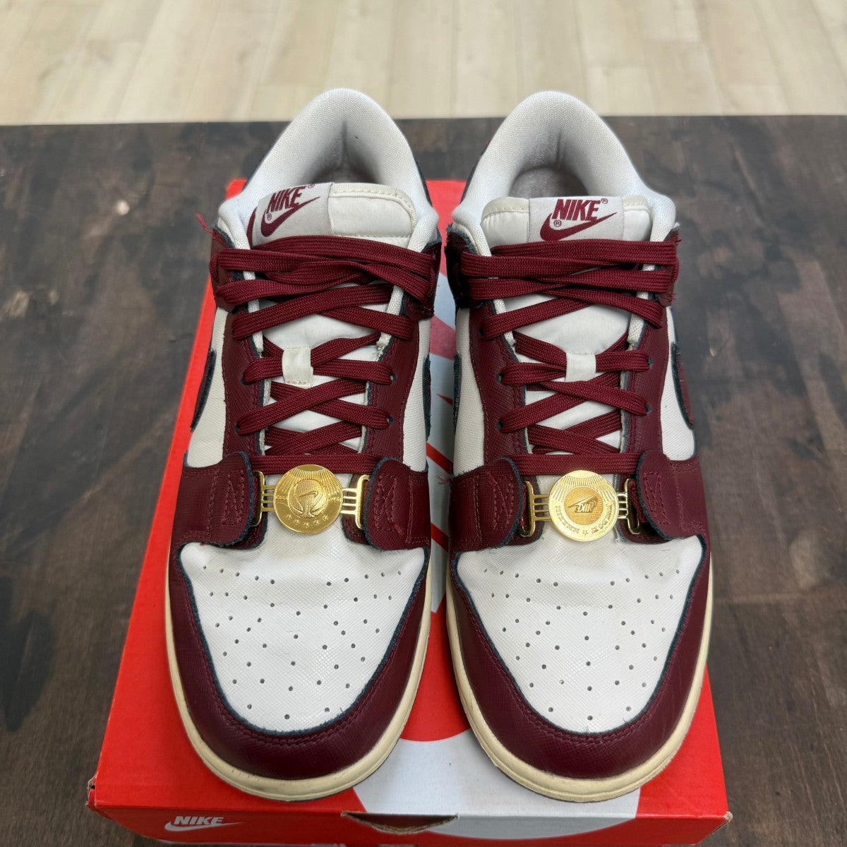 Nike Dunk Low SE Sisterhood Sail Team Red (Women's) - Image 2