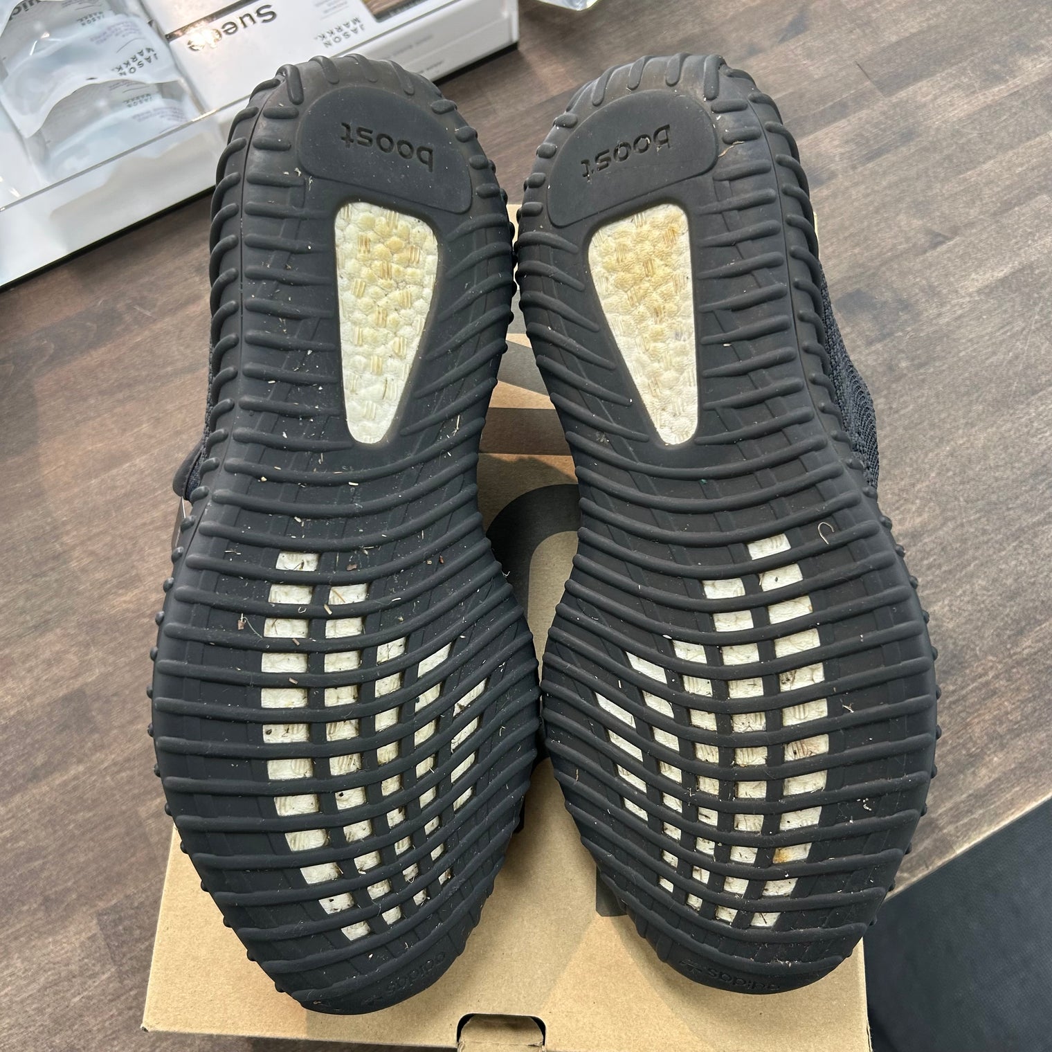 Black Static Yeezy 350 (Non-Reflective) (USED)