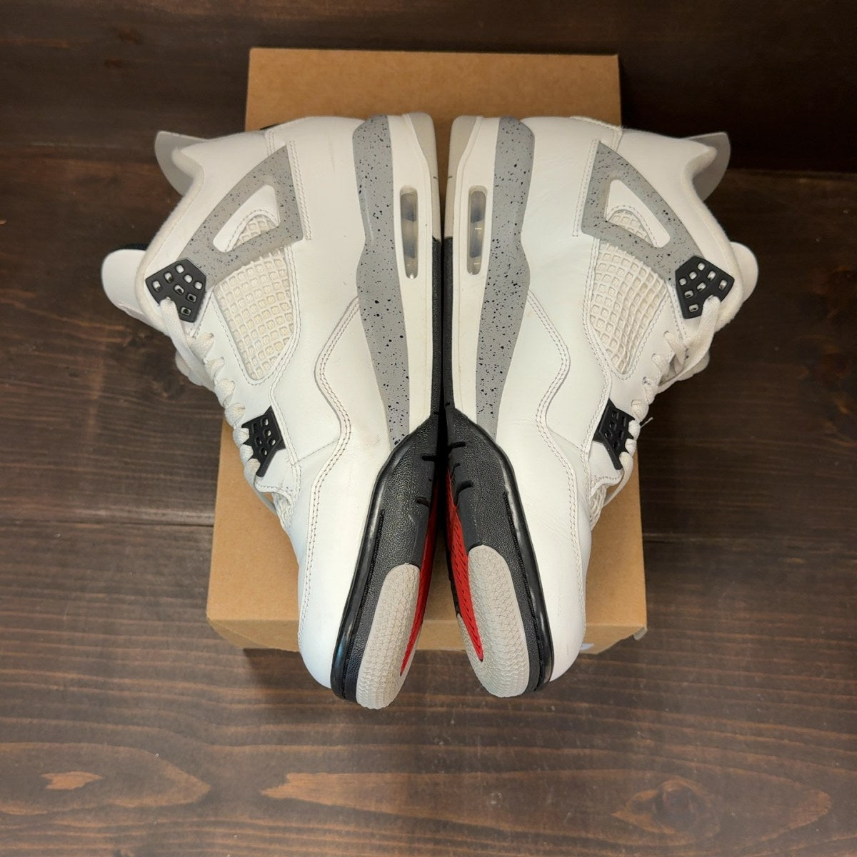 Jordan 4 Retro White Cement (2025) Size 11.5 (Pre-Owned) - Image 4