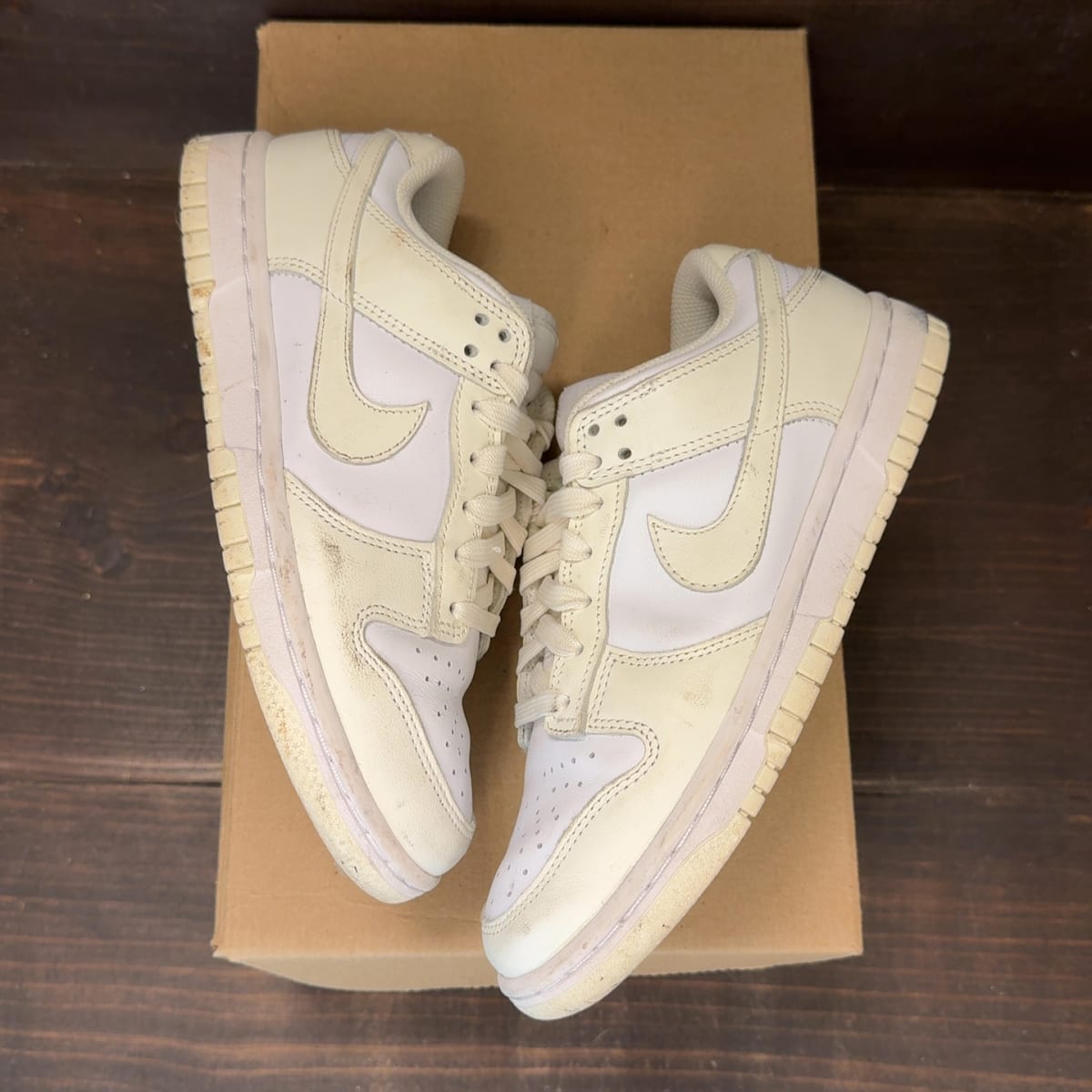 Nike Dunk Low Retro Coconut Milk (Women's) Size 6W (Pre-Owned) - back