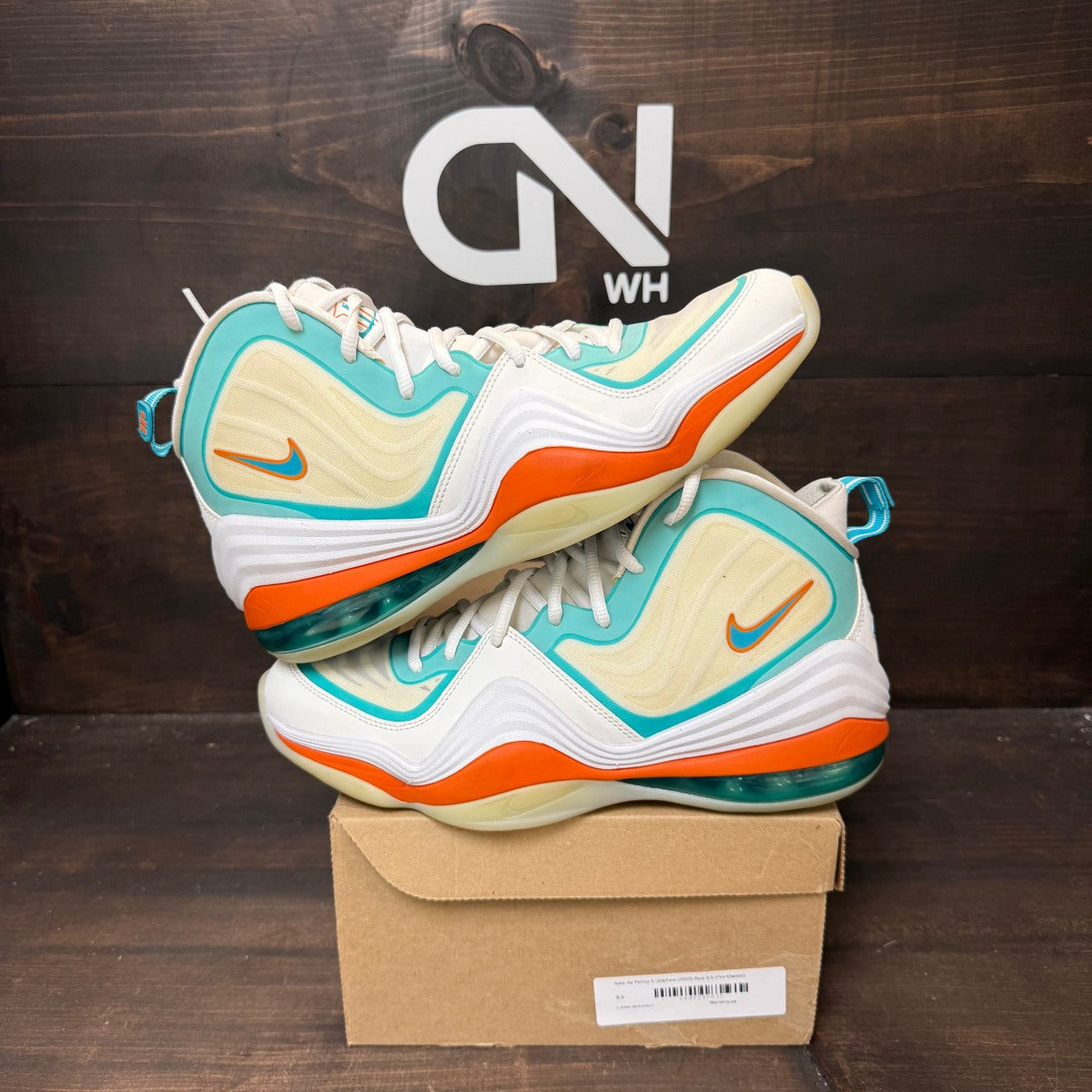 Nike Air Penny 5 Dolphins (2020) Size 9.5 (Pre-Owned) - Image 1