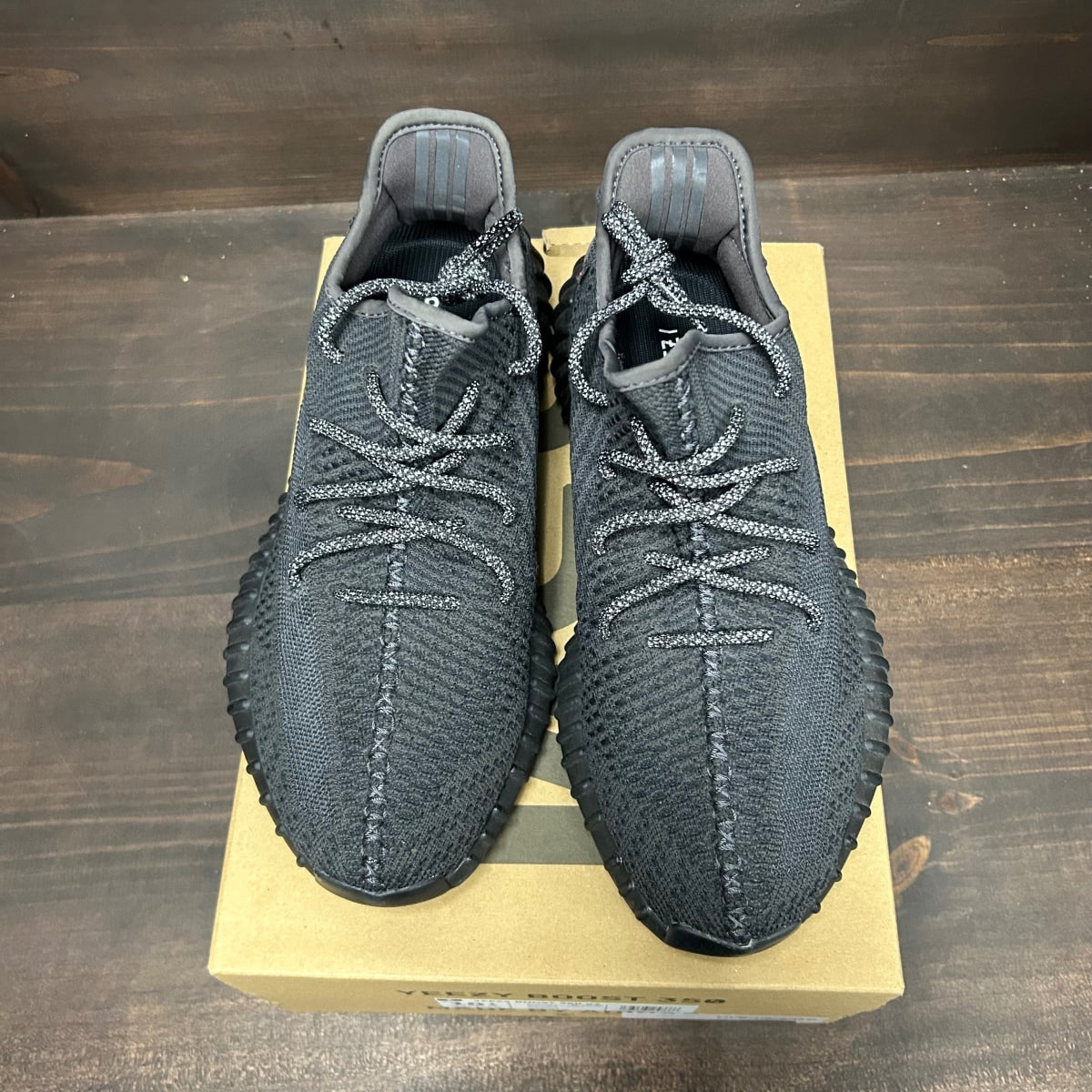 adidas Yeezy Boost 350 V2 Black (Non-Reflective) Size 10.5 (Pre-Owned) - Image 3