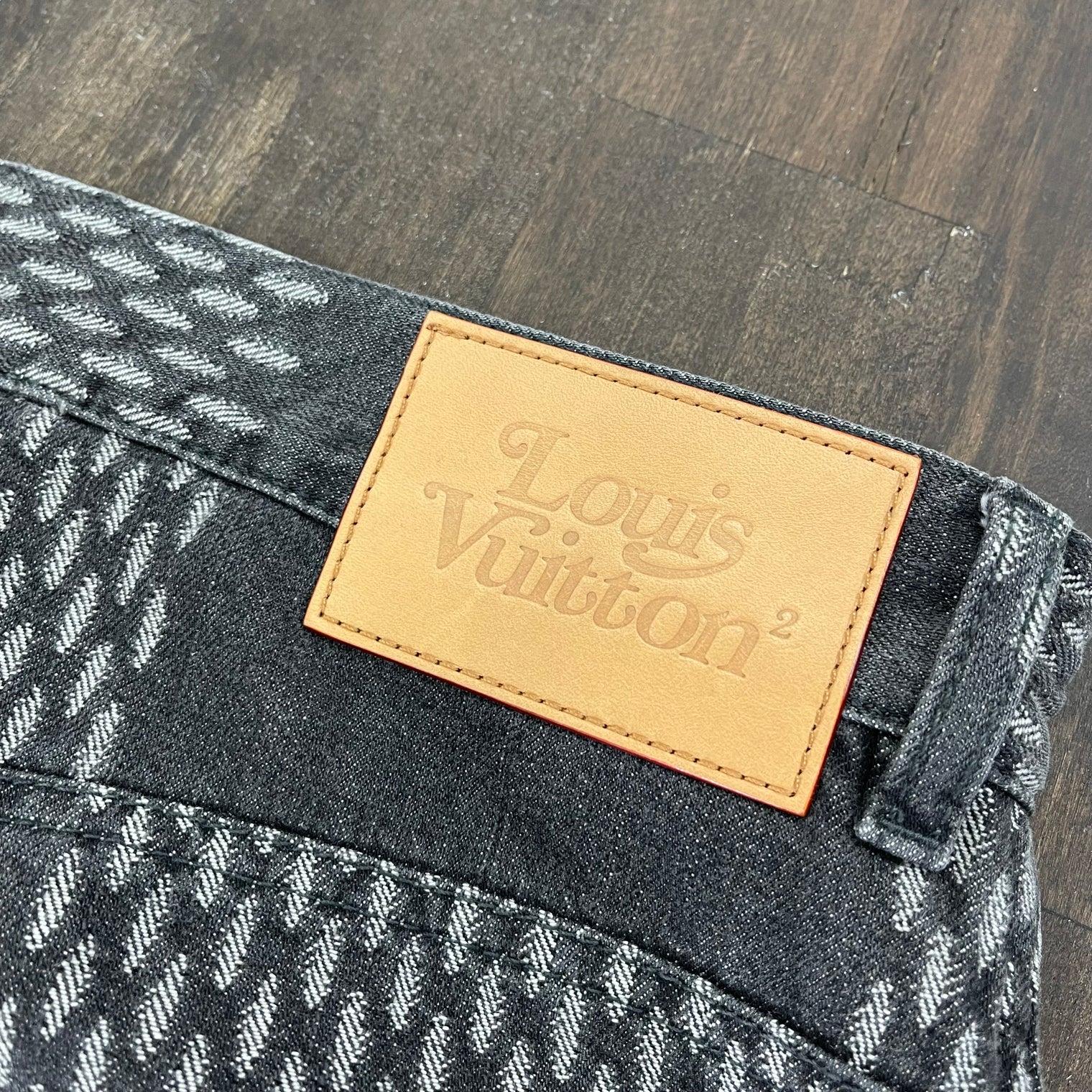 Louis Vuitton Nigo Grey Denim Jeans (USED)