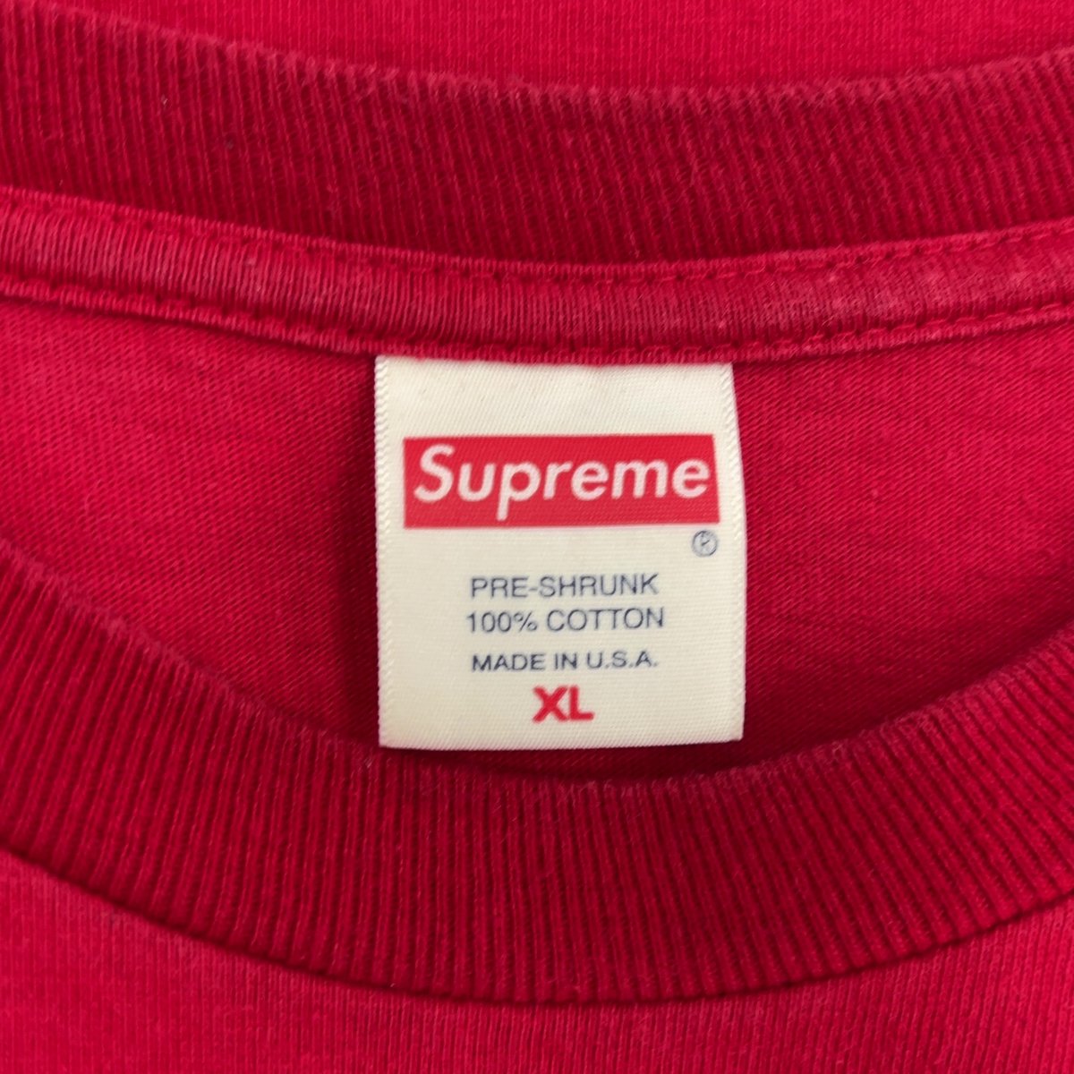 Supreme Tee Size XL (Pre-Owned) - tag