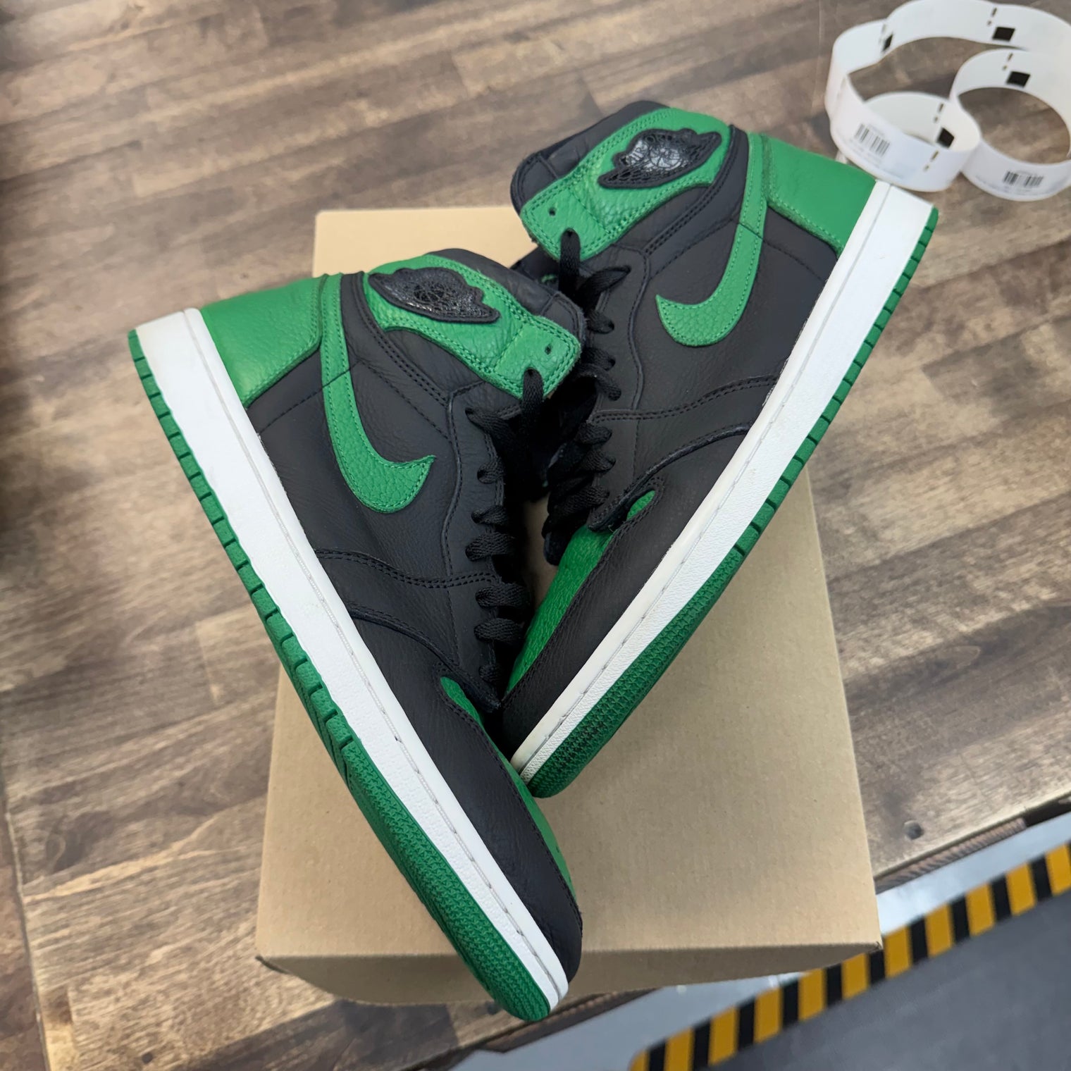 Pine Green Black Jordan 1 High (USED, No Box)
