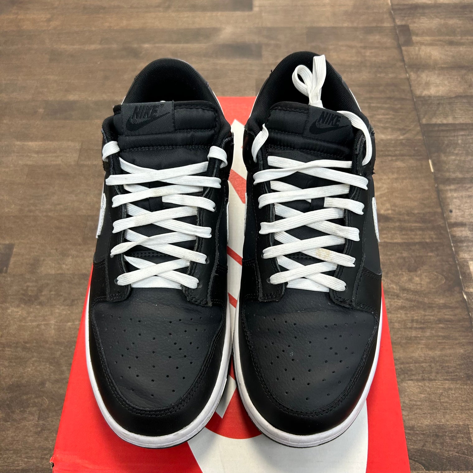 Anthracite Black White Dunk Low (Used, Replacement Box)
