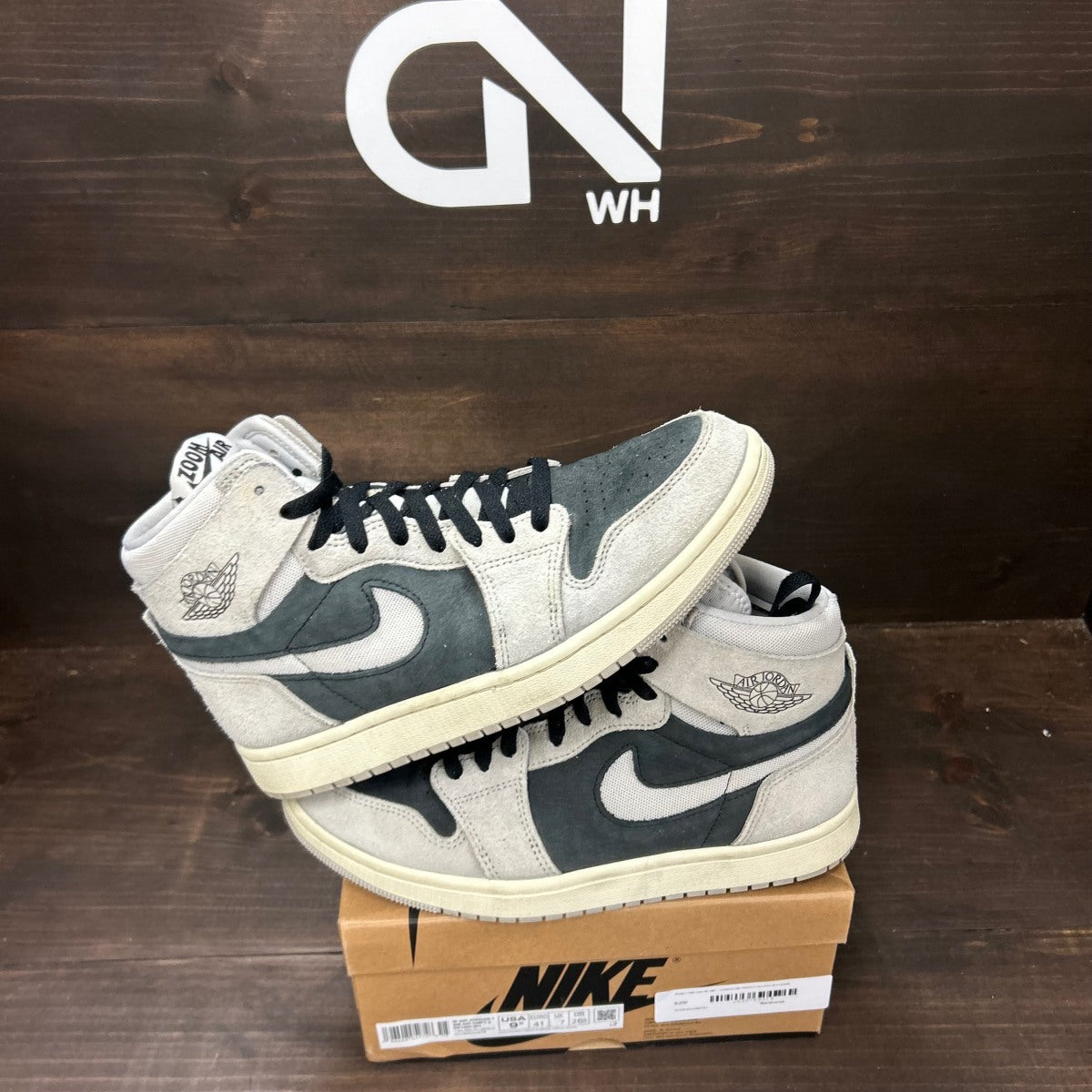 Jordan 1 High Zoom Air CMFT 2 Light Iron Ore (Women's) - Image 1