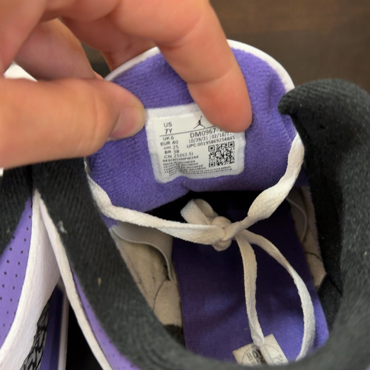 Jordan 3 Retro Dark Iris (GS) - Image 7