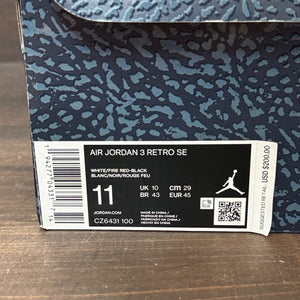Jordan 3 Retro SE Fire Red Denim (2020) - Image 6