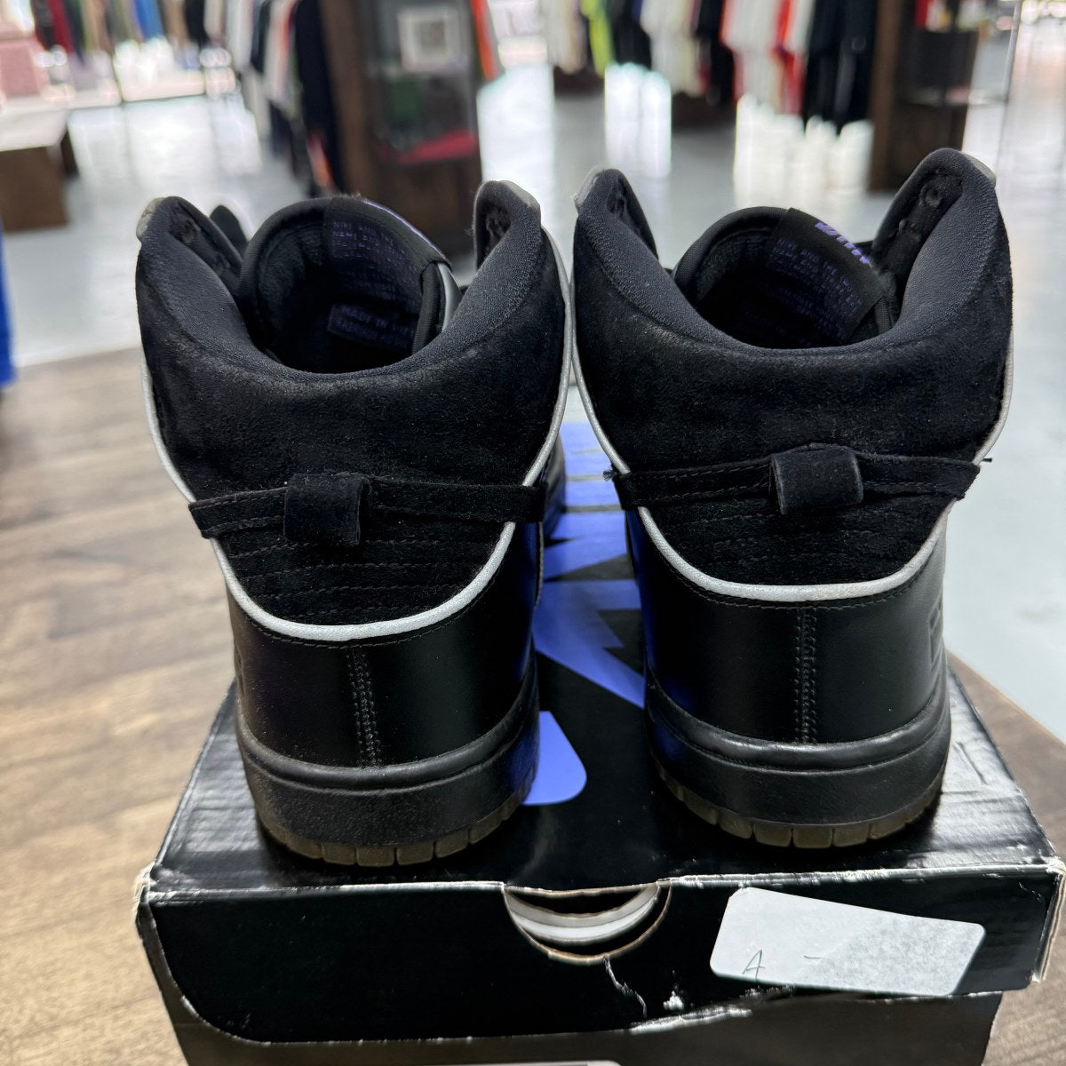 Nike SB Dunk High Black Purple Box - Image 4