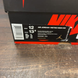 Jordan 1 Retro High Shadow (2018) Size 12 (Pre-Owned) - aux