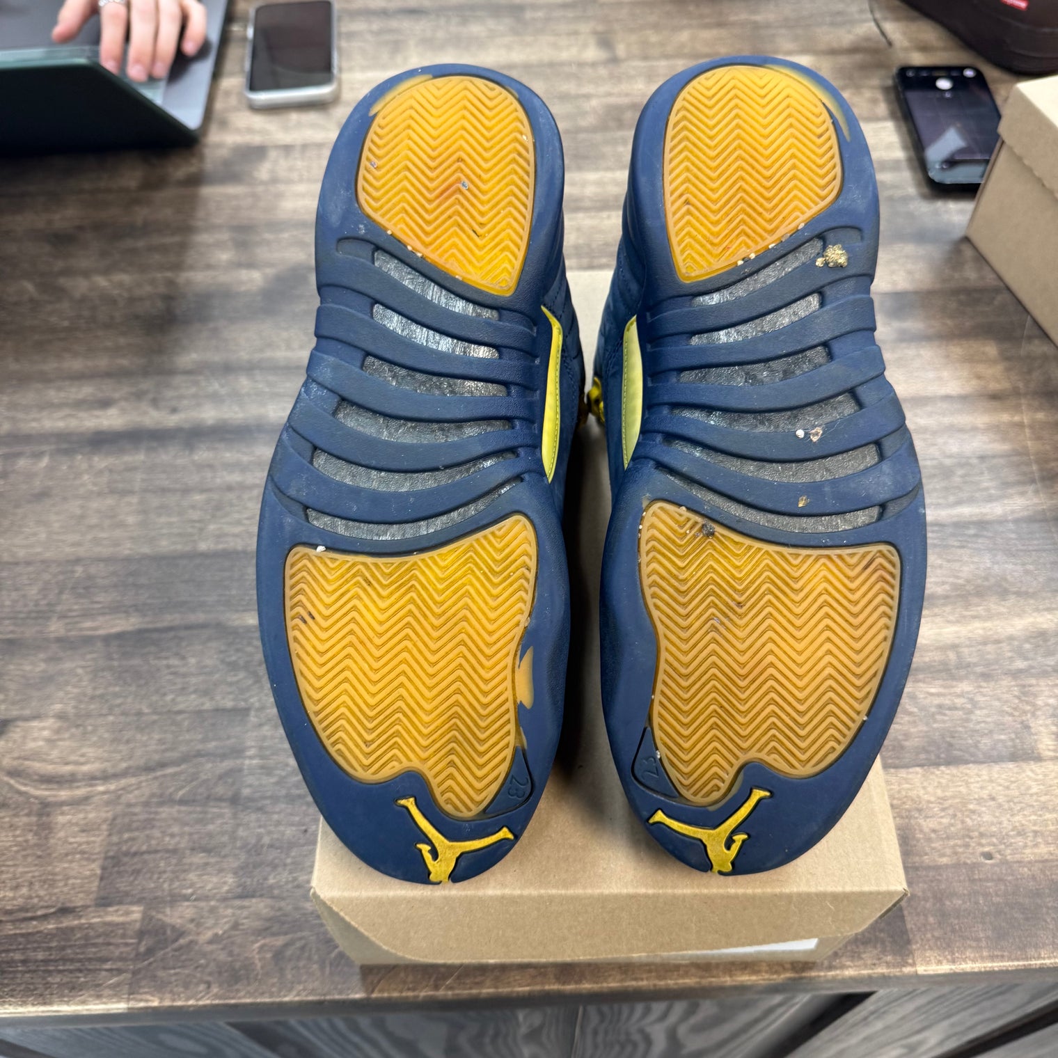Michigan Jordan 12 Retro (USED, No Box)