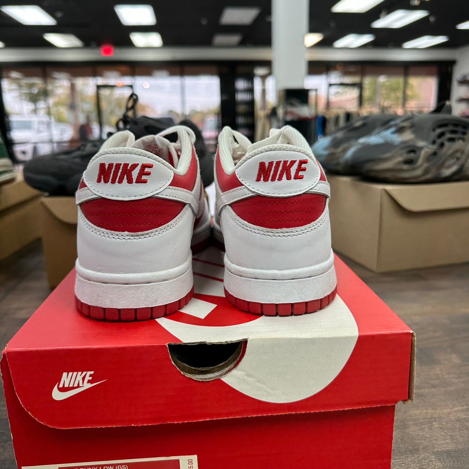Championship Red Nike Dunk Low (GS) (USED)