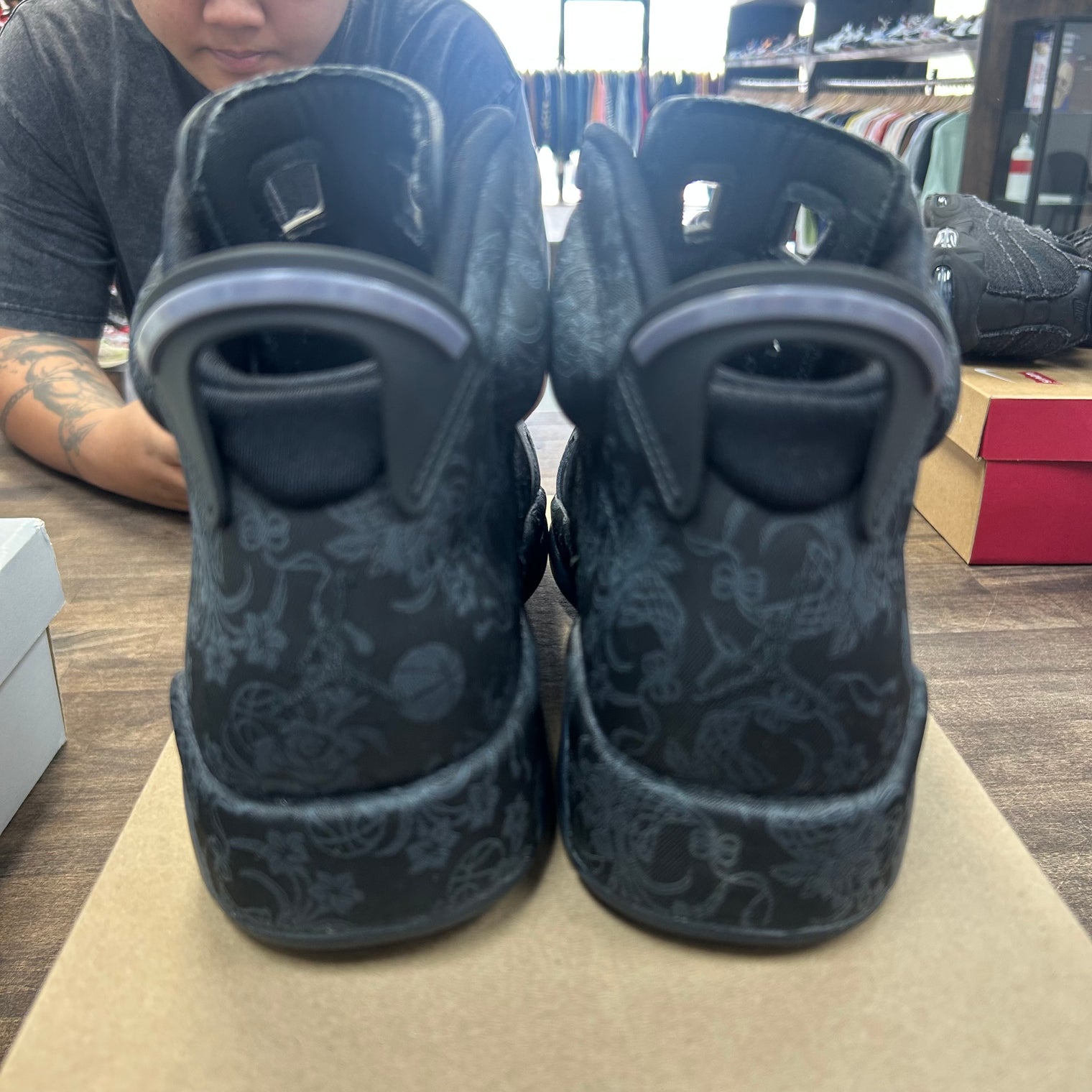 SD Triple Black Jordan 6 (W) (USED,No Box)