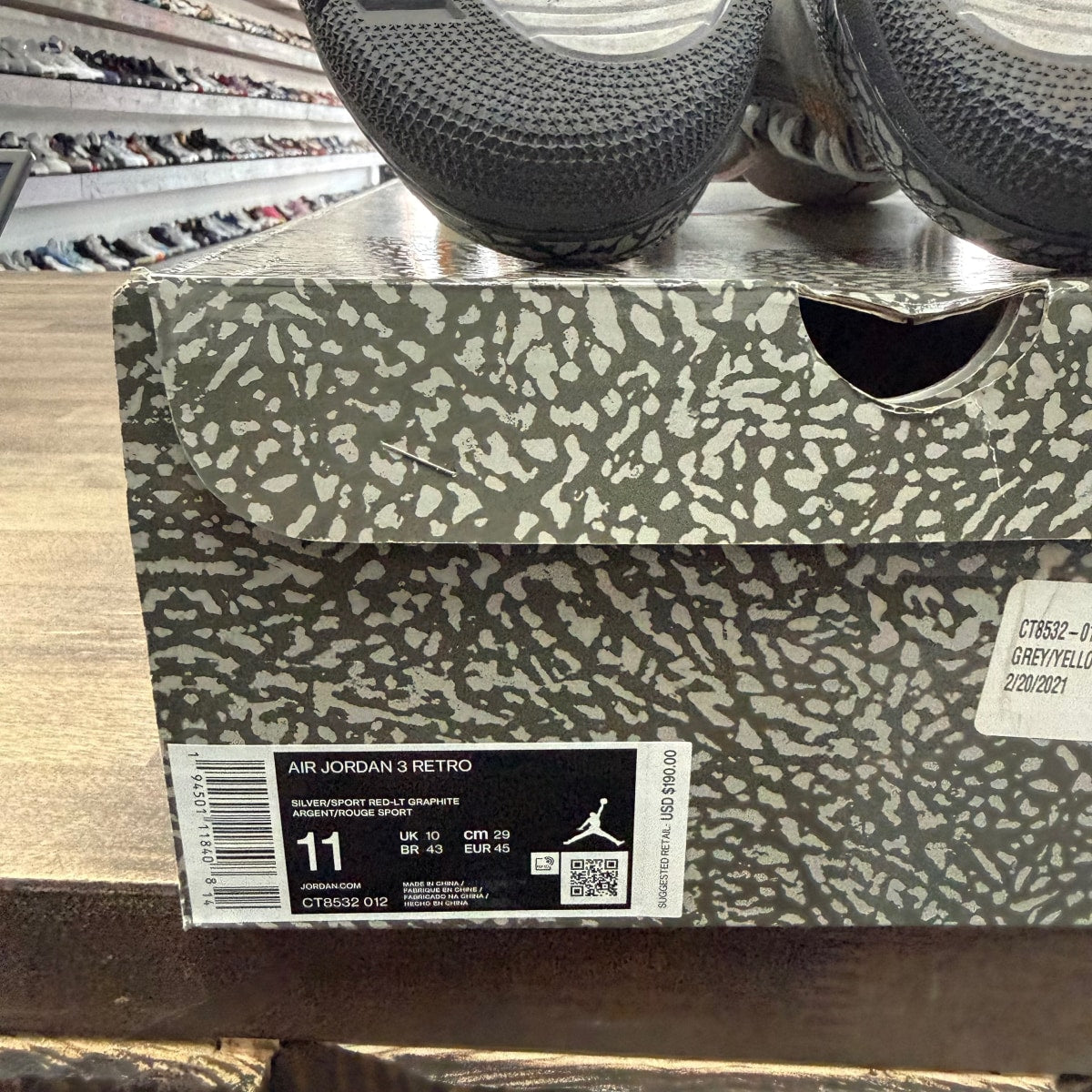 Jordan 3 Retro Cool Grey (2021) - Image 6