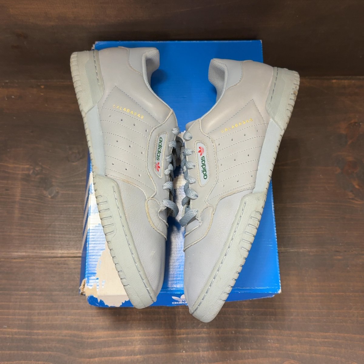 adidas Yeezy Powerphase Calabasas Grey Size 11 (Pre-Owned) - back